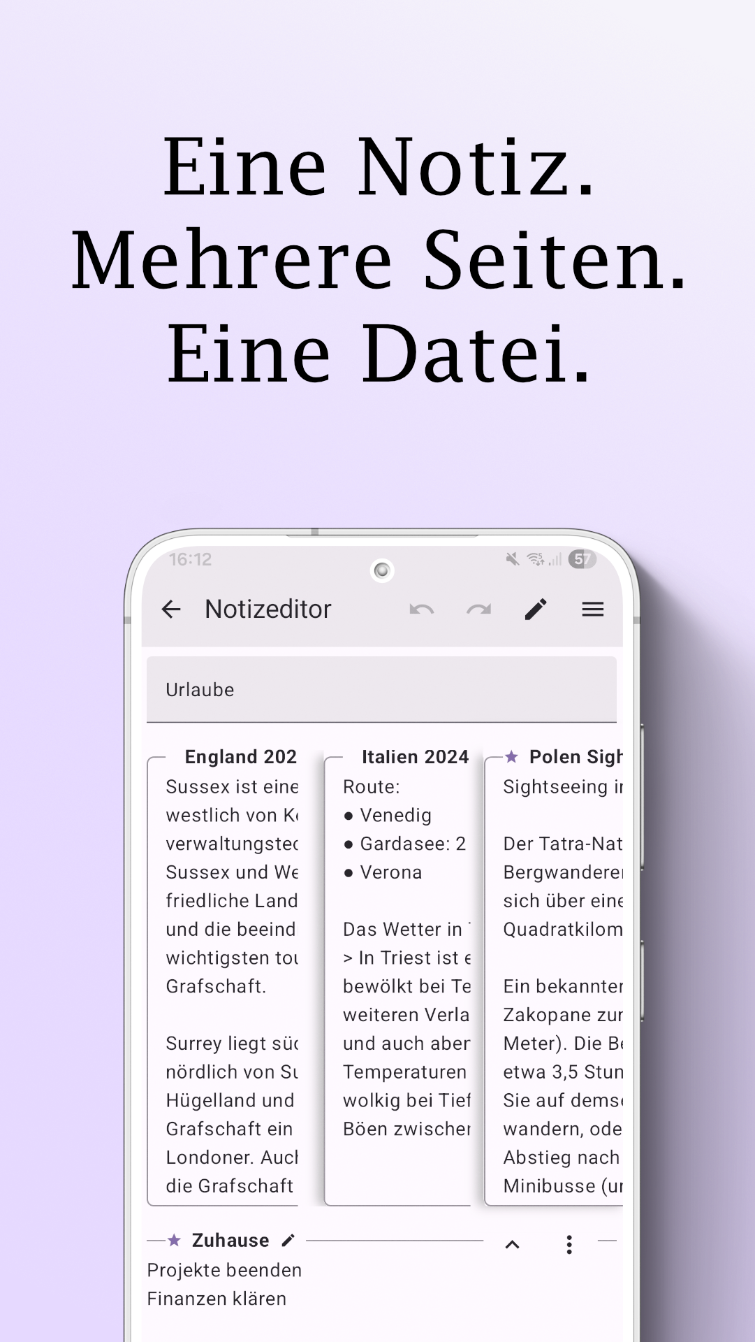 Write & Swipe - Notepad (Coming Soon) &ndash; Screenshot 3 von 7
